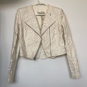 BCBG Runway Moto detailed jacket